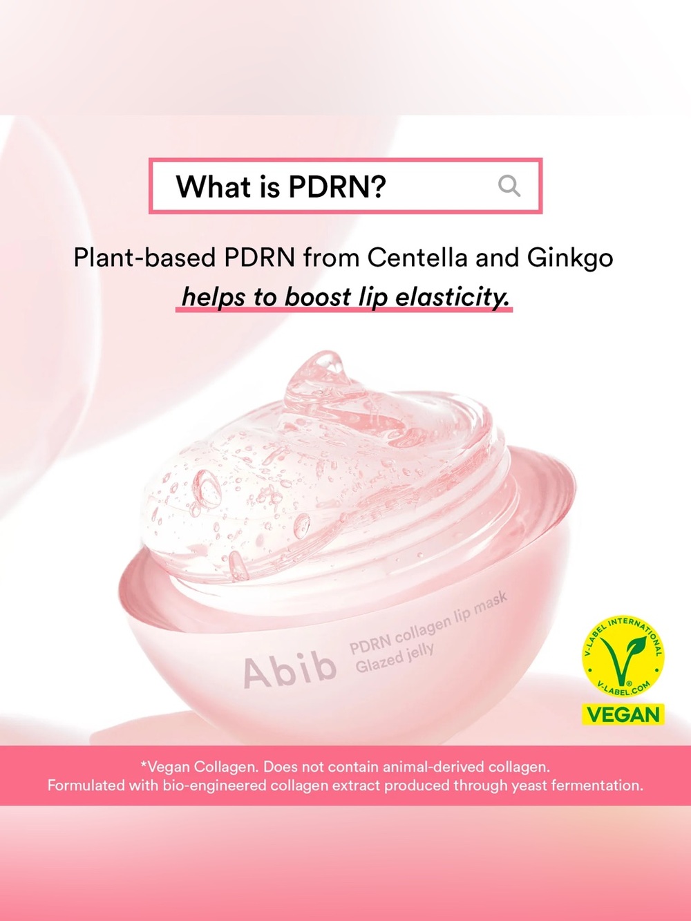 NIB Abib PDRN Collagen Glazed Jelly Lip Mask